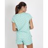 Santoro Gorjuss - Hello Summer - Dámske pyžamo krátke tyrkysové