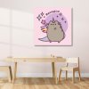 Pusheen - Obraz na plátne 30 x 30 cm