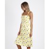 Lemons dámske biele šaty s potlačou citróny