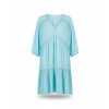 Acid Chalk dámske plážové šaty viskózové tyrkysové