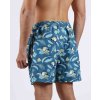 Mr.Wonderful pánske plavky šortky tyrkysové s potlačou Tucan