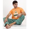 Mr.Wonderful - Coffee - Pánske pyžamo s dlhými nohavicami