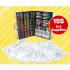 Crayola - Kufrík s pastelkami a fixkami 155ks