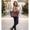 Kimmidoll dámska bordová kabelka na plece