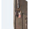 Kimmidoll dámska crossbody kabelka hnedá