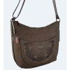 Kimmidoll dámska crossbody kabelka hnedá