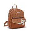 NK12832 NIKKY FINDS MEOW BROWN LARGE FRONT ANGLE