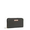 NK12832 NIKKY FINDS MEOW BLACK WALLET FRONT ANGLE