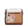 Janet Denese dámska crossbody kabelka s priehradkami Flower City