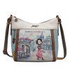 Janet Denese štýlová dámska crossbody kabelka Flower City
