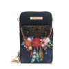 NICOLE LEE modrá crossbody kabelka aj na mobil Dream Comes True