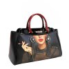 NICOLE LEE čierna kabelka do ruky v elegantnom štýle Samantha La Belleza