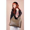 NICOLE LEE olivová kabelka na plece Embossed Elegance