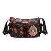 NIKKY by Nicole Lee čierna crossbody kabelka Cherry Lips
