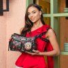 NIKKY by Nicole Lee čierna crossbody kabelka Cherry Lips