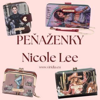 Od značky NICOLE LEE nájdeš v našej ponuke rôzne typy peňaženiek - presne podľa toho akú potrebuješ 👛 ✨ peňaženky na karty...