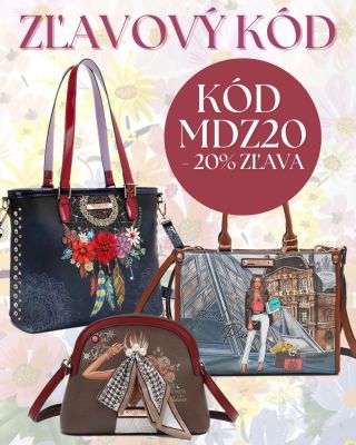 Len do polnoci! ⏰ Vybrané kabelky Nicole Lee teraz so zľavou 20 % – stačí použiť kód MDZ20. Objav svoje obľúbené dizajnové...