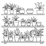Široký sortiment pokojových rostlin