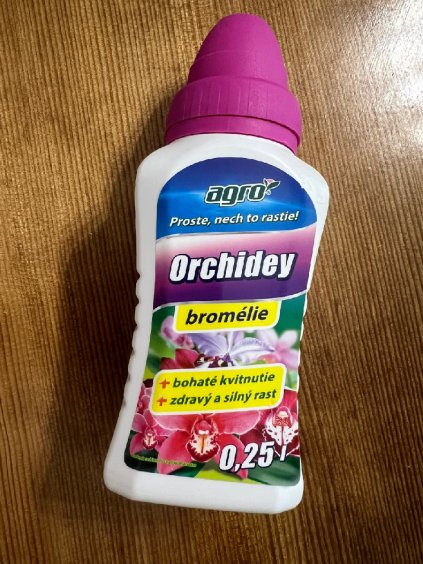 Agro tekuté hnojivo pro orchideje a bromélie, 0,25l