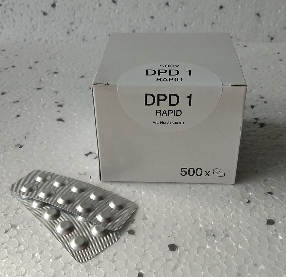 DPD 1 náhradní tablety na měření volného chlóru