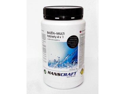 HANSCRAFT BAZÉN - MULTI tablety 4v1 - 1 kg