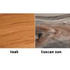 Teak +Tuscany Sun