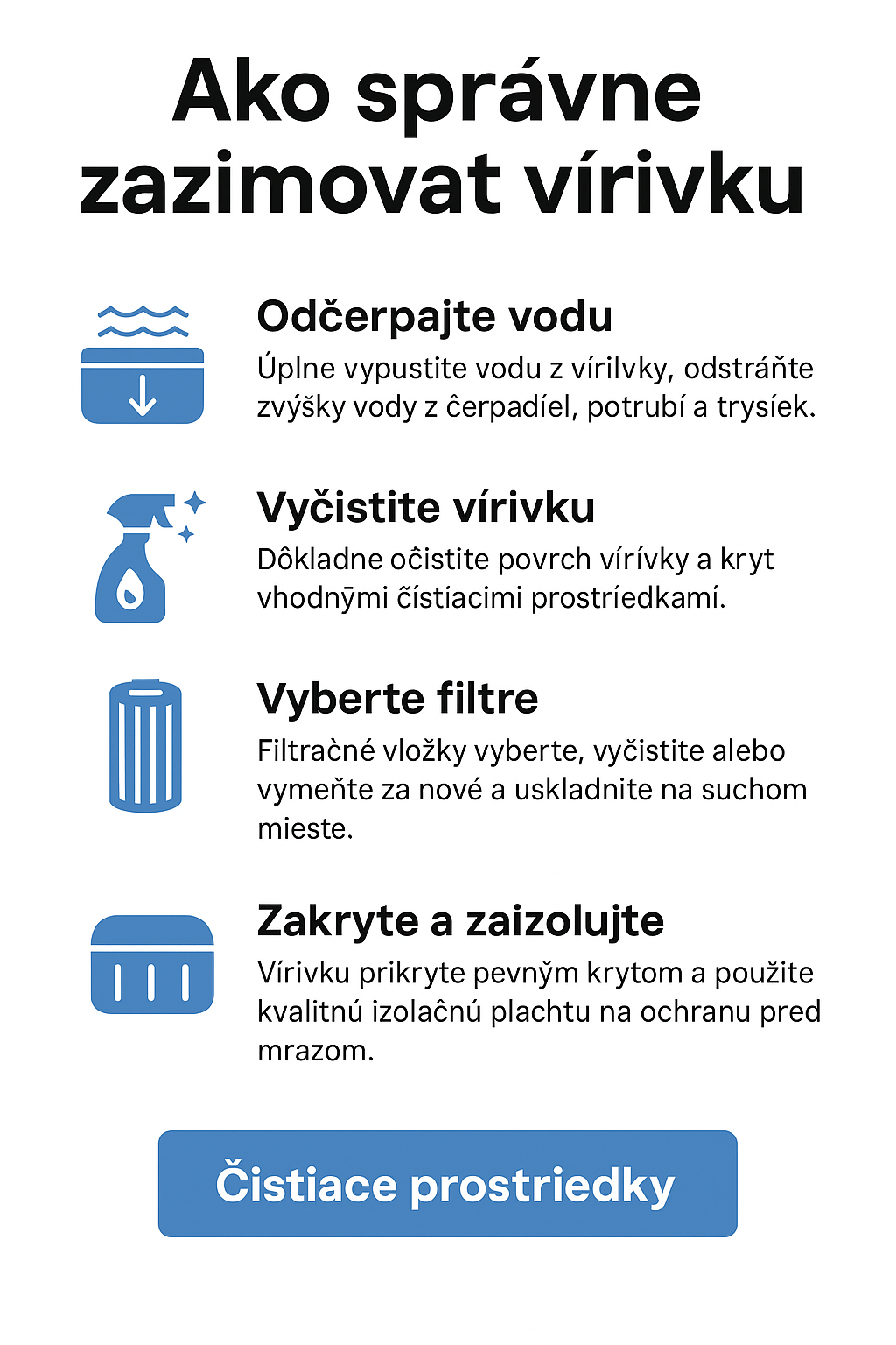 Ako správne zazimovať vírivku