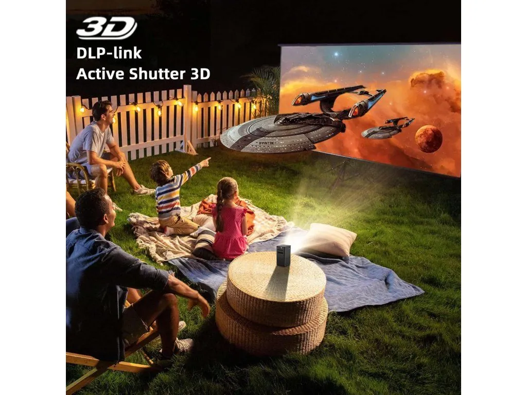 projektor byntek 3d vonkajsie kino