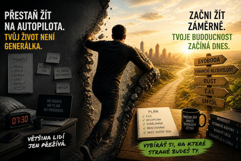 Nikdo nepřijde, aby ti změnil život. A to je ta nejlepší zpráva, kterou můžeš dostat