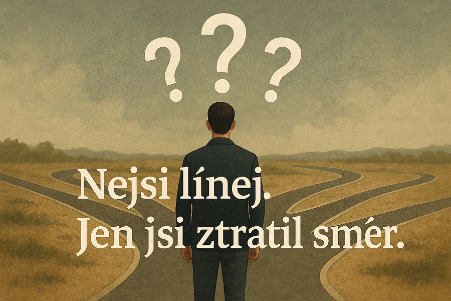 Nejsi línej. Jen jsi ztratil směr.
