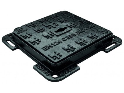 poklop pojezdovy c250 pro revizni sachtu dakota litinovy s ramem