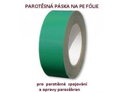 Parotěsná páska PROFI zelená na parotěsné fólie (š.50mm / d. 25m)