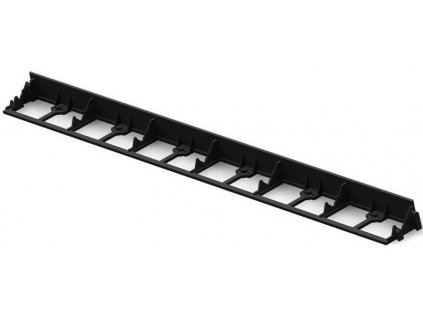 Plastový obrubník neviditelný 45 / 1 m černý TYP2