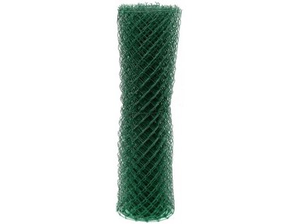 Poplastované pletivo 100 cm x 15 m s napínacím drátem (oko 55mm) PILECKÝ