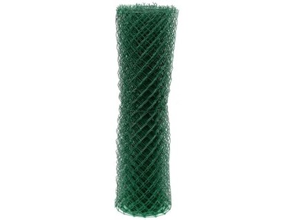 4672 6 ctyrhranne pletivo ideal 125 cm poplastovane zapletene 15 m zelene