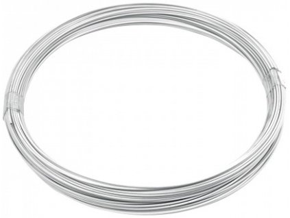 Vázací drát Zn + PVC 50 m bílý 1,4 mm Pilecký