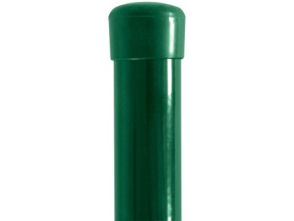 4879 1 sloupek kulaty ideal tenis 60 mm poplastovany bez prichytky 5200 mm zeleny
