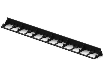 Plastový černý obrubník neviditelný 80 / 1m TYP2