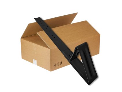 5425 2 protisnehovy hak a400 pro stresni sindele ral 9005 cerna 100 ks