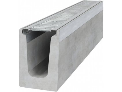 odvodnovaci betonovy zlab bielbet a15 pozinkovana mriz 1000 x 145 x 220 mm