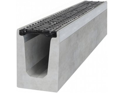 odvodnovaci betonovy zlab bielbet c250 litinova mriz 1000 x 145 x 220 mm