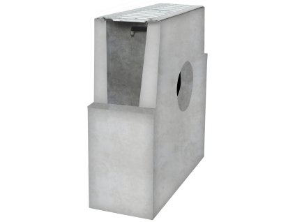 sberna betonova vpust bielbet a15 pozinkovana mriz 333 x 130 x 380 mm 160 mm