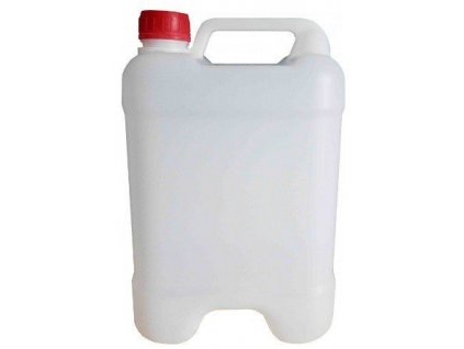 Plastový kanystr 5 litrů PVC stohovatelný