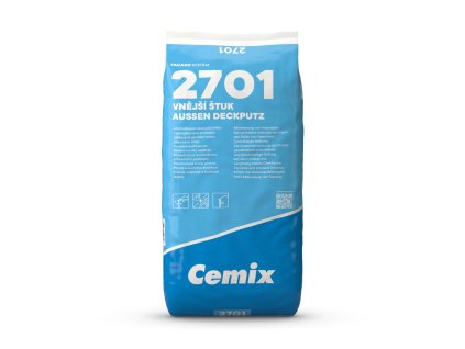 Vnějsí štuk 023 Cemix zrnitost 0,7 mm - 25 kg