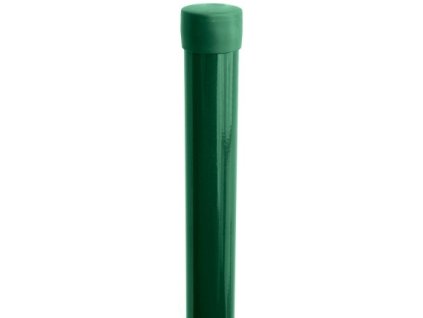 18640 1 sloupek kulaty ideal 48 mm poplastovany bez prichytky 1500 mm zeleny
