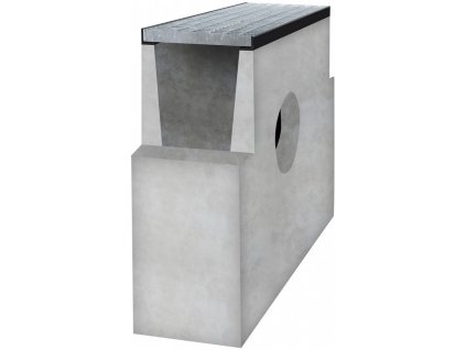 sberna betonova vpust bielbet a15 s pozinkovanou mrizi 500 x 250 x 700 mm 200 mm