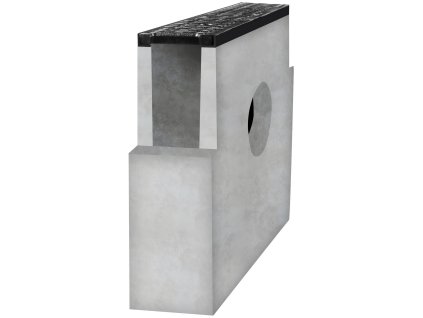 sberna betonova vpust bielbet b125 litinova mriz 500 x 150 x 500 mm 200 mm