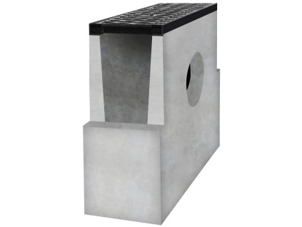 sberna betonova vpust bielbet b125 litinova mriz 500 x 200 x 500 mm 250 mm