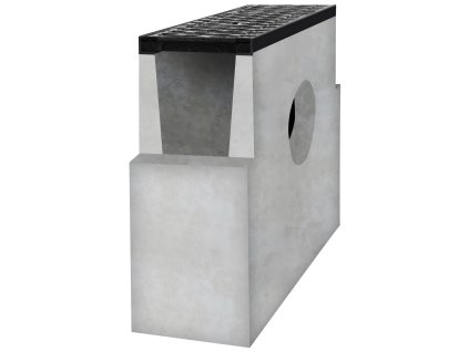sberna betonova vpust bielbet b125 litinova mriz 500 x 200 x 500 mm 200 mm