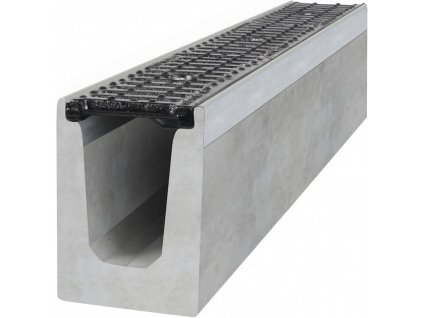 odvodnovaci betonovy zlab bielbet b125 litinova mriz 1000 x 145 x 220 mm